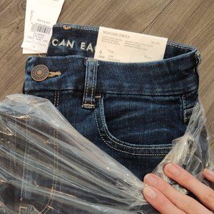American Eagle AE Blue Skinny Jeans 6 curvy long